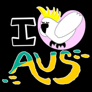 I love Australia (front/back pic) - child t-shirt Design