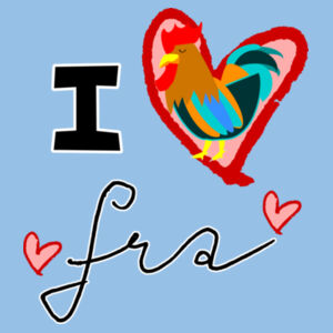 I love France (front/back pic) - child t-shirt Design