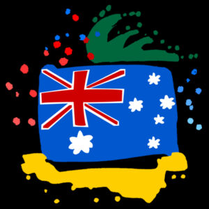 I love Australia (front pic) -  child t-shirt Design