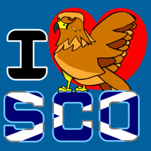 I love Scotland (front/back pic) - womens t-shirt Design