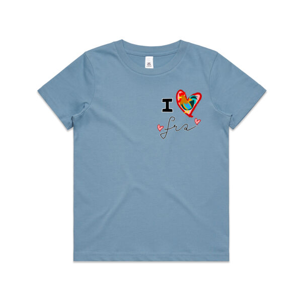 I love France (front/back pic) - child t-shirt Thumbnail