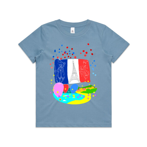 I love France (front pic) - child t-shirt Thumbnail